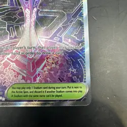 Pokemon TCG Prism Tower 111/086 Full Art Chaos Rising Ultra Rare English NM - Image 5