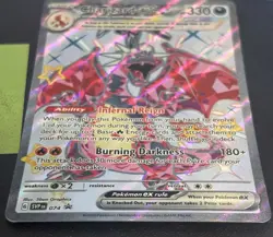 2024 POKEMON PALEDEAN FATES CHARIZARD EX 074 BLACK STAR PROMO - Image 3