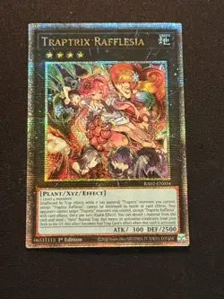 Yu-Gi-Oh! TCG Traptrix Rafflesia RA02-EN034 Quarter Century -SR - NM/M - 1st Ed. - Image 1