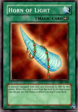 Horn of Light MRL-004 Common / Short Print Magic Ruler Yu-Gi-Oh Near Mint - Image 1
