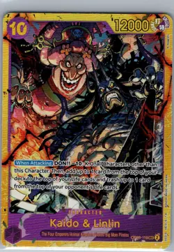 Kaido & Linlin OP08-119 SEC English Two Legends - One Piece Card - NM - Image 1