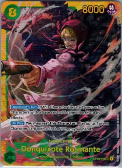 Donquixote Rosinante OP04-119 English Kingdoms of Intrigue - One Piece Card - NM - Image 1