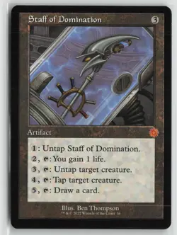 Staff of Domination LP 56 The Brothers' War: Retro Frame Artifacts MTG - Image 1