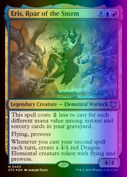 Eris, Roar of the Storm (5/396) Outlaws of Thunder Junction Commander NM FOIL - Image 1