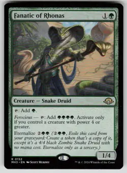 Fanatic of Rhonas Rare Modern Horizons 3 152 MTG Near Mint 2024 - Image 1