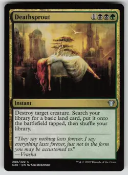 Deathsprout Normal U Commander 2020 208 NM - Image 1