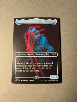 Marvin, Murderous Mimic (Showcase) Foil R Duskmourn: House of Horror 367 NM - Image 1