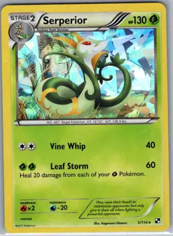 Serperior - 5/114 (Cracked Ice Holo) 005/114 Holo Deck Exclusives - Pokemon - NM - Image 1