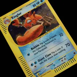 Pokemon TCG - Kingler 15/165 Expedition Holo Rare - EXC - Image 1