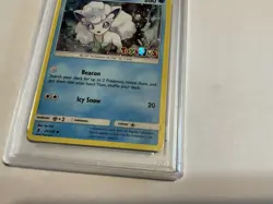 2017 POKEMON SUN & MOON GUARDIANS RISING #21 ALOLAN VULPIX-HOLO PSA 8 - Image 2