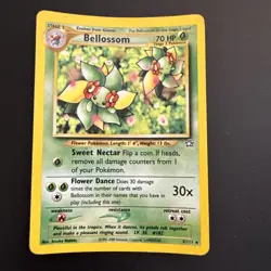 Bellossom 3/111 Neo Genesis Holo Pokemon Card Stage 2 Grass Type - Image 1