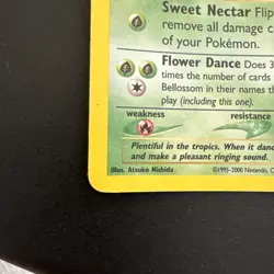 Bellossom 3/111 Neo Genesis Holo Pokemon Card Stage 2 Grass Type - Image 2