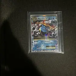 Pokemon TCG Mega-Blastoise EX XY Evolutions Holo Rare Card 22/108 (LP-NM) - Image 1