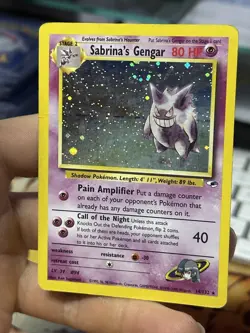 #3 Sabrina's Gengar 14/132 Gym Heroes 2000 Holo Rare WOTC Pokemon - Image 4