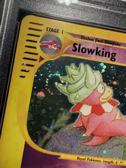 2003 POKEMON AQUAPOLIS #H22 SLOWKING-HOLO PSA 6 SWIRL Pokemon Cards - Image 3