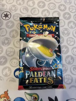 Pokemon Scarlet Violet Paldean Fates Booster Pack X1 English TCG - Image 1
