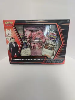 Pokemon TCG Scarlet & Violet Team Rocket’s Mewtwo EX Collection Box (Sealed ✅) - Image 1