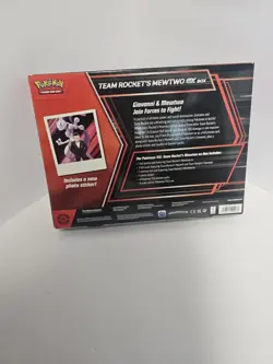 Pokemon TCG Scarlet & Violet Team Rocket’s Mewtwo EX Collection Box (Sealed ✅) - Image 2