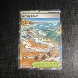 2026 Pokemon Chaos Rising Surfing Beach 114 Ultra Rare English - Image 1