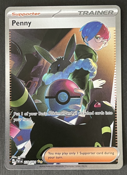 Pokemon TCG Paldean Fates Penny 239/091 Special Illustration Rare - Image 1