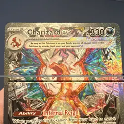 Pokemon Charizard ex SV03: Obsidian Flames 223/197 Rare Full Art Holo EX - Image 2