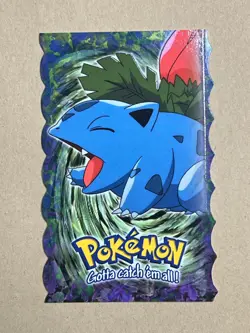 Pokemon Topps Ivysaur Die Cut 2 of 12 BLUE LABEL - Image 1