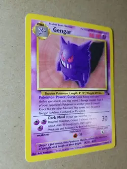 Pokemon TCG Gengar Fossil 20 Regular Unlimited Rare - Image 2