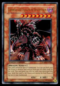 Gandora the Dragon of Destruction - JUMP-EN028 LP Shonen Magazine Promos YuGiOh - Image 1