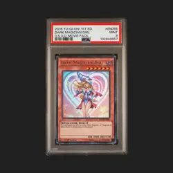 PSA 9 Dark Magician Girl MVP1-EN056 D.S.O.D Movie Pack Yugioh 1st Edition - Image 1