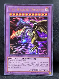 YuGiOh Five-Headed Dragon LC03-EN004 Limited Edition Ultra Rare NM - Image 1