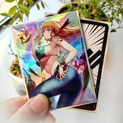 ONE PIECE Nami OPCG Card Sleeves 67X92mm | Playmat With Zones | Card Storage box - Image 5