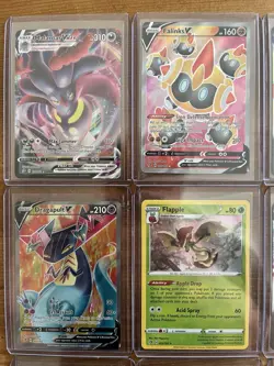 pokemon sword and shield rebel clash bundle 22 cards all rayquaza cinderace vmax - Image 2