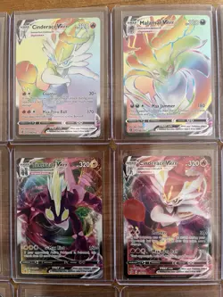 pokemon sword and shield rebel clash bundle 22 cards all rayquaza cinderace vmax - Image 3