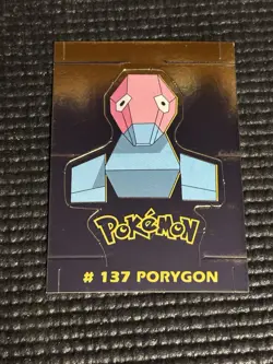Porygon #137 - Gold Holo - 2000 Navarrete Kanto Buildable Card - Pokemon Card - Image 1