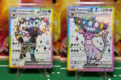 Umbreon & Espeon Prismatic Figure Collection Promo Cards - Image 1