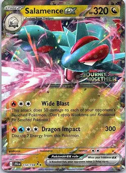 Salamence ex - (Journey Together Stamped) Holo Double Rare Miscellaneous Cards & - Image 1