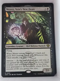 Moseo, Vein's New Dean (Extended Art) - R SOS Secrets of Strixhaven 326 NM - Image 1