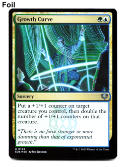 Growth Curve (FOIL) - [Secrets of Strixhaven] MTG SOS 193 NM 🌳💧 - Image 4