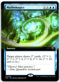 Mathemagics (Extended Art) - #320 - Mythic - Secrets of Strixhaven - SOS - Image 1