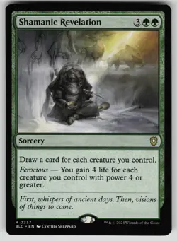 Shamanic Revelation Normal R Commander: Bloomburrow 237 NM - Image 1