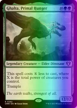 MTG Ghalta, Primal Hunger (292/1173) Commander Masters LP FOIL - Image 1