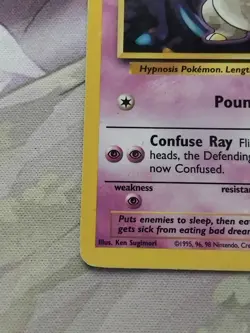 Pokemon TCG Drowzee Base Set 49/102 Regular MP. - Image 4