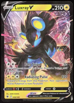 Astral Radiance Luxray V 050/189 Holo V Rare Pokemon NM/M - Image 1