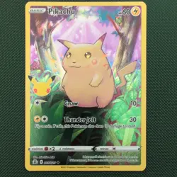 Pokemon Pikachu Celebrations Full Art Card 005/025 - Image 1