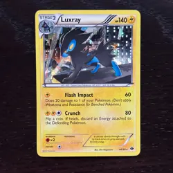 Luxray 46/99 Pokemon Next Destinies Black & White Holo Rare Card LP/MP - Image 1