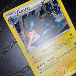 Luxray 46/99 Pokemon Next Destinies Black & White Holo Rare Card LP/MP - Image 3
