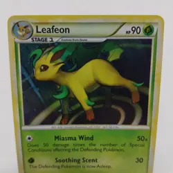 Pokemon Trading Card Leafeon 13/95 Cosmos Holo Card Call Of Legends Eeveelution - Image 2