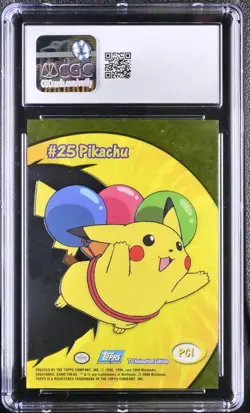 Fresh CGC 10 2000 Topps Secret Rare Pikachu TV Clear Cards Gem Mint #PC1 Psa - Image 2