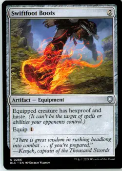 Swiftfoot Boots 286 Uncommon Commander: Bloomburrow Near Mint - Image 2