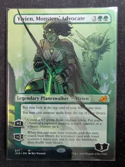 Vivien, Monsters' Advocate - Borderless - Ikoria Lair of Behemoths (MTG) - Image 1